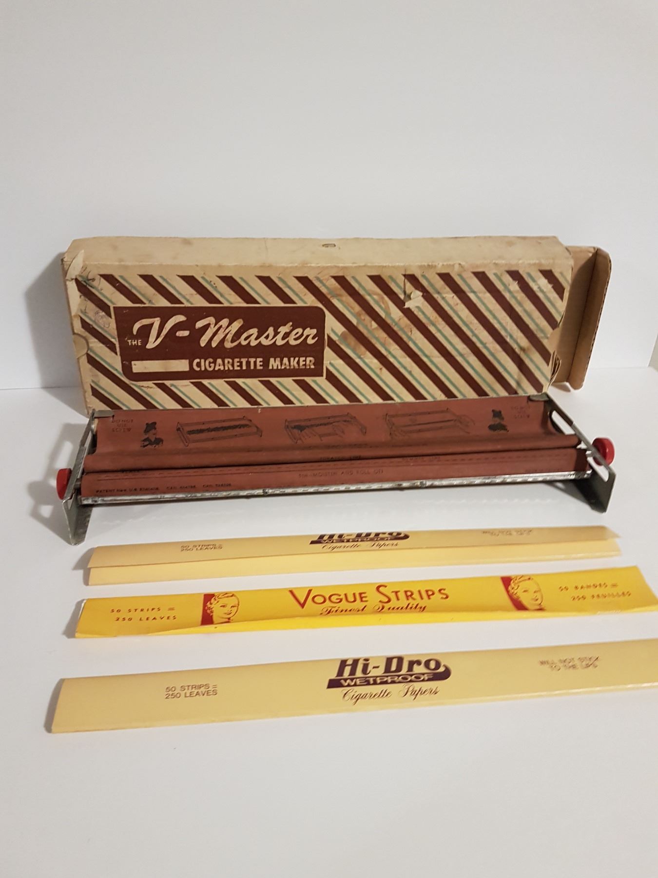 cigarette master Vintage V-Master cigarette maker cigarette master Vintage V-Master cigarette maker