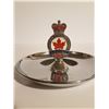 Image 4 : Canadian Legion silver plated ashtray , gun lighter