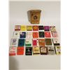 Image 1 : Dills best tobacco tin plus vintage matchbooks
