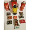 Image 2 : Vintage Ronsonol(29¢), Fisher (35¢) tins plus matchbooks