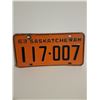 Image 1 : Rare 1963 SK 007 license plate