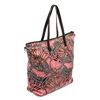 Image 4 : Prada Pink Nylon Saffiano Tessuto Flower Print 2Way Tote Bag