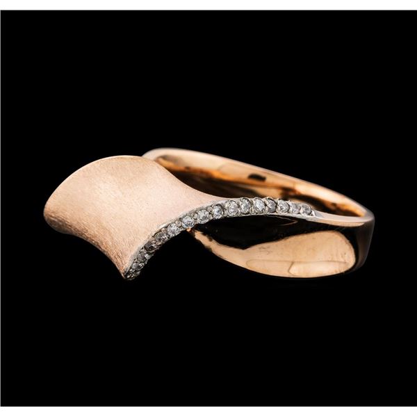 0.15 ctw Diamond Ring - 14KT Rose Gold