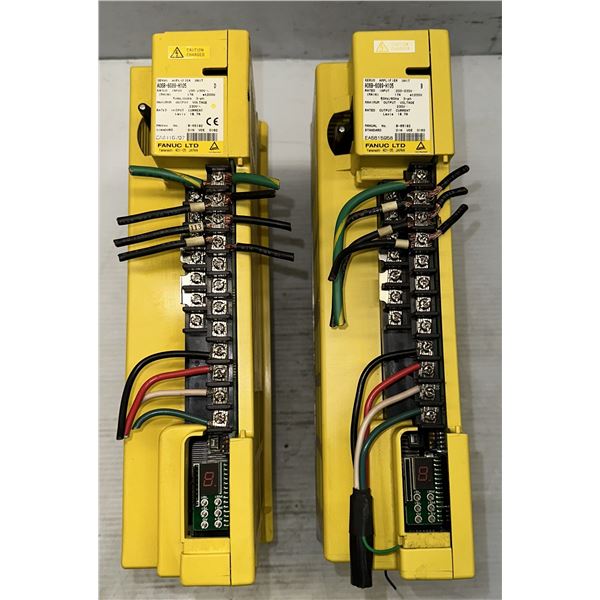 (2) Fanuc #A06B-6089-H105 Servo Amplifier Units