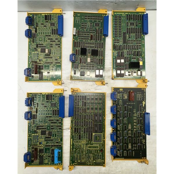 Lot of (6) Misc. Fanuc Circuit Boards as Pictured