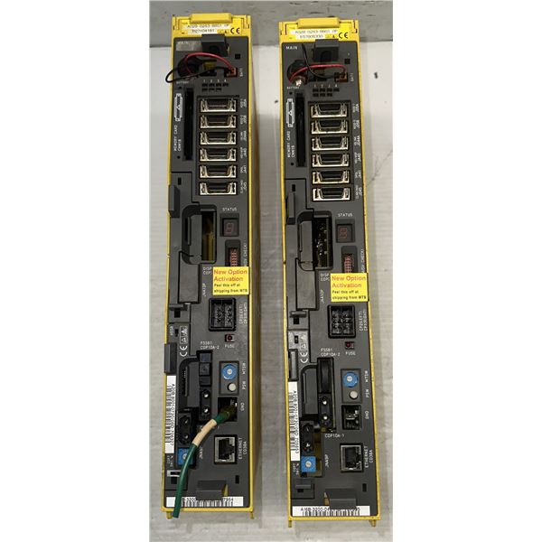 (2) Fanuc #A02B-0283-B801 Series 180i-MB w/Circuit Boards