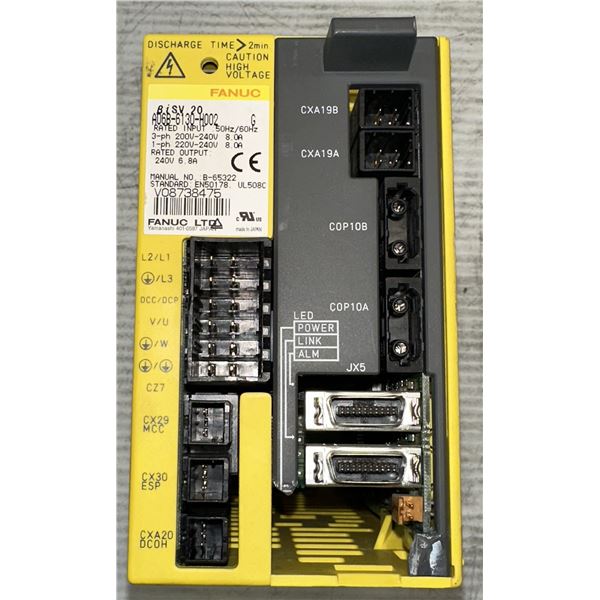 Fanuc #A06B-6130-H002 Servo Amplifier