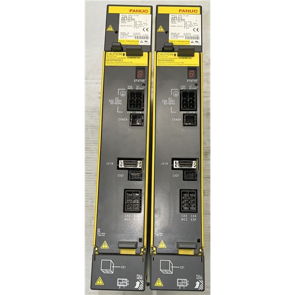 (2) Fanuc #A06B-6140-H006 Servo Amplifiers