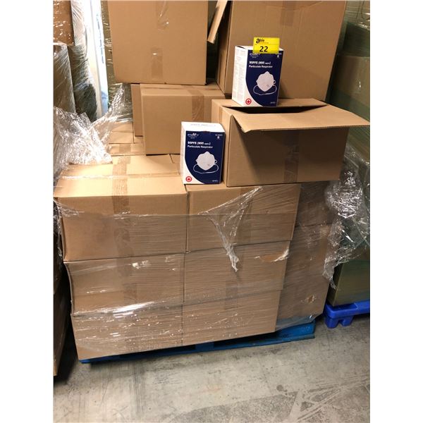 95PFE (N95 EQUIVALENT) PARTICULATE RESPIRATOR 28 BOXES OF 120 PER BOX