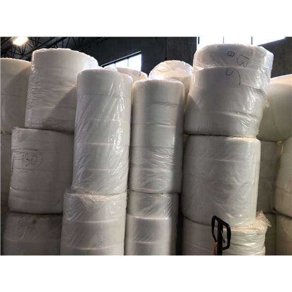 130 ROLLS OF MELT-BLOWN, HEAT RESISTANT DIY MEDICAL GRADE CRAFT COTTON MATERIAL APPROX 14KG PER ROLL