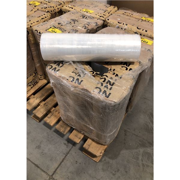 6 ROLLS OF TRANSPARENT STRETCH WRAP