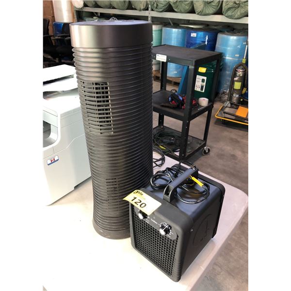 KAZ HPA-151C AIR PURIFIER AND IVATION HEPA AIR PURIFIER & OZONE GENERATOR