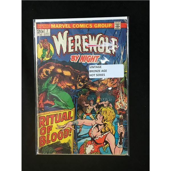 MARVEL COMICS WEREWOLF BY NIGHT NO.7