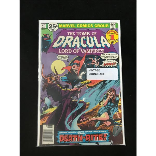 MARVEL COMICS THE TOMB OF DRACULA NO.47