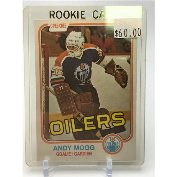 1981-82 O PEE CHEE ANDY MOOG ROOKIE CARD