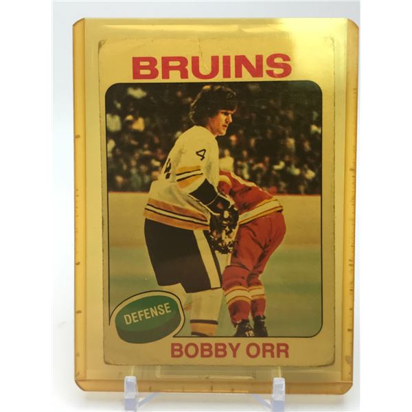 1975 TOPPS BOBBY ORR TRADING CARD