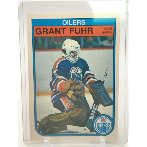 1982-83 O PEE CHEE GRANT FUHR ROOKIE CARD