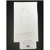 Image 2 : MATT GROENING SIGNED HOMER SIMPSON SKETCH (PREMIER COA)