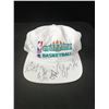 Image 1 : VANCOUVER GRIZZLIES INNAUGERAL SEASON MUKTI SIGNED BASEBCALL CAP (GCG HOLO)