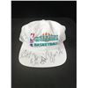 Image 1 : VANCOUVER GRIZZLIES INNAUGERAL SEASON MUKTI SIGNED BASEBCALL CAP (GCG HOLO)