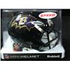 Image 1 : RAY LEWIS SIGNED BALTIMORE RAVENS MINI HELMET (BECKETT COA)