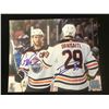 Image 1 : CONNOR MCDAVID AND LEON DRAISAITL SIGNED 8 X 10 (GCG HOLO)