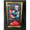 Image 1 : MIKE TYSON SIGNED AND CUSTOM FRAMED BOXING GLOVE DISPLAY (BECKETT COA)