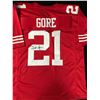 Image 1 : FRANK GORE SIGNED SAN FRANCISCO 49ERS JERSEY (JSA COA)