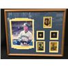 Image 1 : KEN GRIFFEY JR. SIGNED AND CUSTOM FRAMED ROOKIE CARD DISPLAY ( SIGNED 8 X 10 AND UD RC)