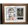 Image 1 : TED WILLIAMS SIGNED AND CUSTOM FRAMED COLLAGE DISPLAY CA COLLECTIBLES COA