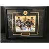 Image 1 : RAY BOURQUE SIGNED AND CUSTOM FRAMED COLLAGE (AJ SPORTS COA)