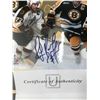 Image 2 : RAY BOURQUE SIGNED AND CUSTOM FRAMED COLLAGE (AJ SPORTS COA)