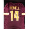 Image 1 : SAM HOWELL SIGNED WASHINGTON COMMANDERS FOOTBALL JERSEY (VS COA)