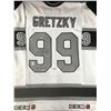 Image 1 : WAYNE GRETZKY SIGNED THE TRADE INSCRIBED DOUBLE CCM KINGS JERSEY 63/99 (WG COA)