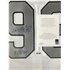 Image 3 : WAYNE GRETZKY SIGNED THE TRADE INSCRIBED DOUBLE CCM KINGS JERSEY 63/99 (WG COA)