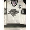 Image 4 : WAYNE GRETZKY SIGNED THE TRADE INSCRIBED DOUBLE CCM KINGS JERSEY 63/99 (WG COA)