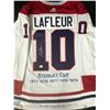 Image 1 : GUY LAFLEUR SIGNED CHAMPION EDITION CANADIANS JERSEY 1/5 (AUTOGRAPH AUTHENTIC COA)