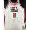 Image 1 : MICHAEL JORDAN SIGNED TEAM USA MITCHELL AND NESS JERSEY (UPPER DECK COA)