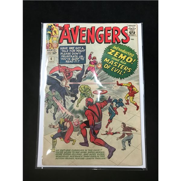 MARVEL COMICS THE AVENGERS NO.6