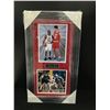 Image 1 : MICHAEL JORDAN SIGNED AND CUSTOM FRAMED YOU MING ROOKIE YEAR DISPLAY (UPPER DECK COA)