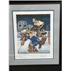 Image 1 : LTD. EDITION CUSTOM FRAMED LEGENDS OF THE CREASE SIGNED BOWER,HULL,WORSLEY, CHEEVERS)