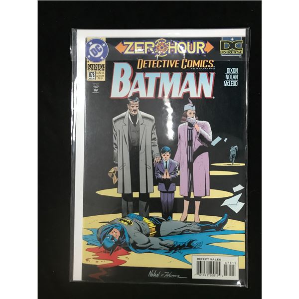 DC COMICS BATMAN ZERO HOUR NO.878