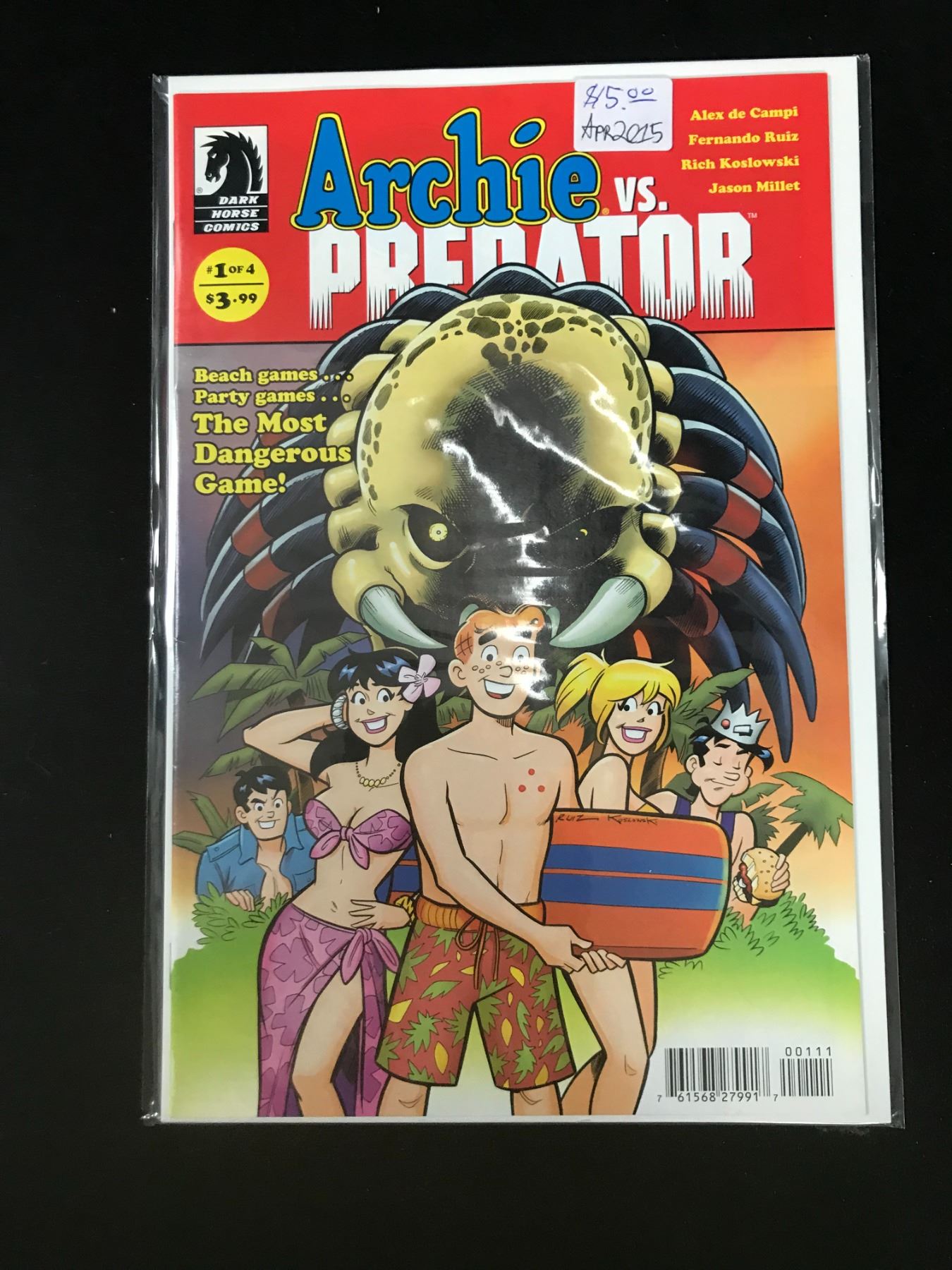 DARK HORSE COMICS ARCHIE VS. PREDATOR NO.1