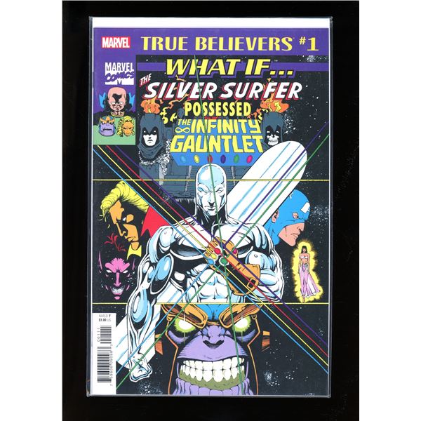 Marvel True Believers #1 What If.... The Silver Surfer Possessed The Infinty Gauntlet
