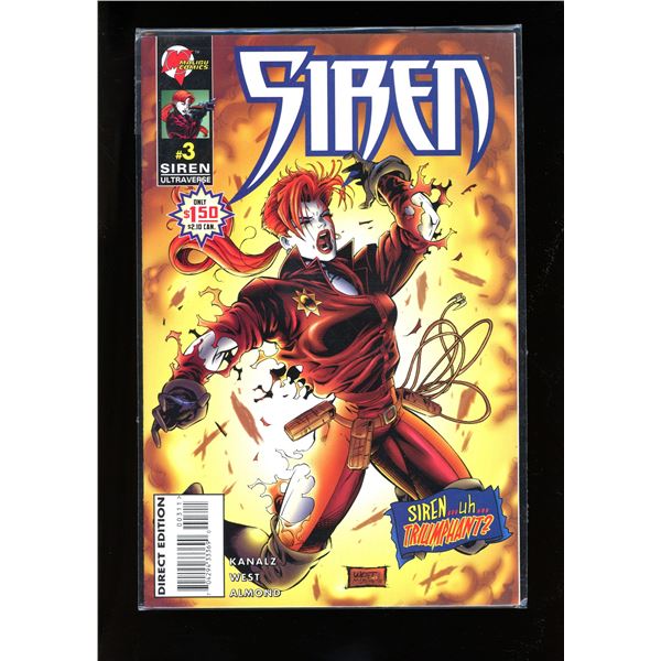 Malibu Comics Siren #3
