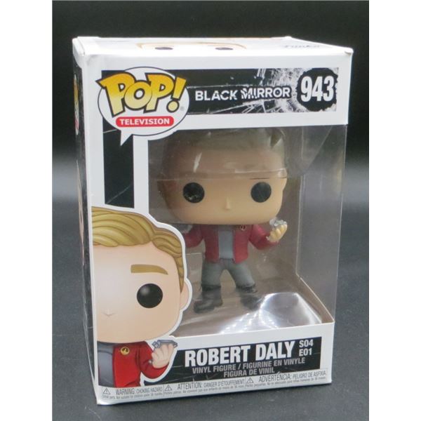 Funko Pop! TV – Black Mirror : Robert Daly – Figurine Vinyle 9 Cm, Sous Licence Officielle, Boîte Présentoir – Collection Black Mirror