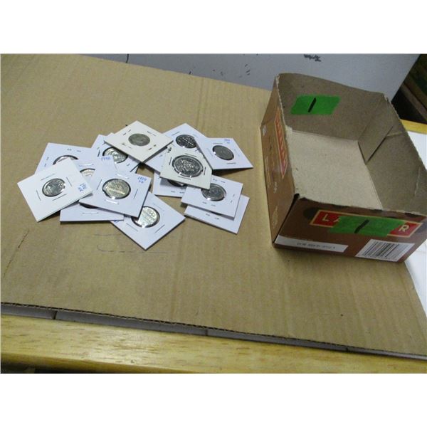 ASSORTMENT OF CANADIAN NICKELS