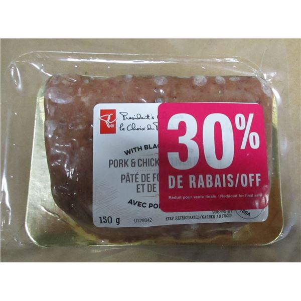 SHELF PULLS (AS IS):  PORK & CHICKEN PATE (150G)