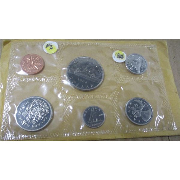 1968 PROOF CANADA MINT SEALED COIN SET