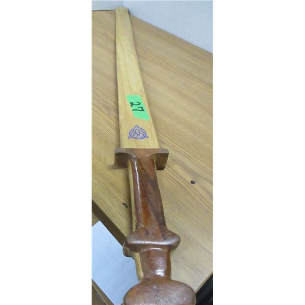 COLLECTIBLE:  30" WOODEN SWORD